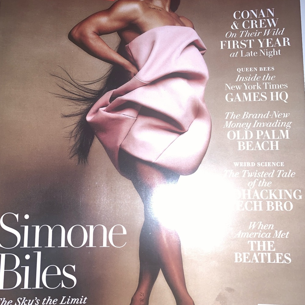 Vanity Fair Simone Biles Olympics cover plus The Beatles New collectible